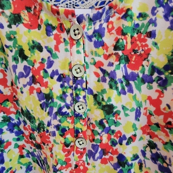 Cabi Floral Romper with Pockets Size XS - Picture 3 of 4